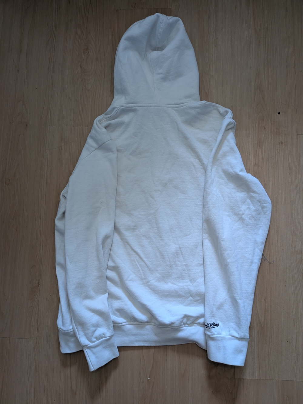 Toronto Raptors NBA Logo White Pullover Hoodie Mitchell & Ness Men's XL - Picture 6 of 12